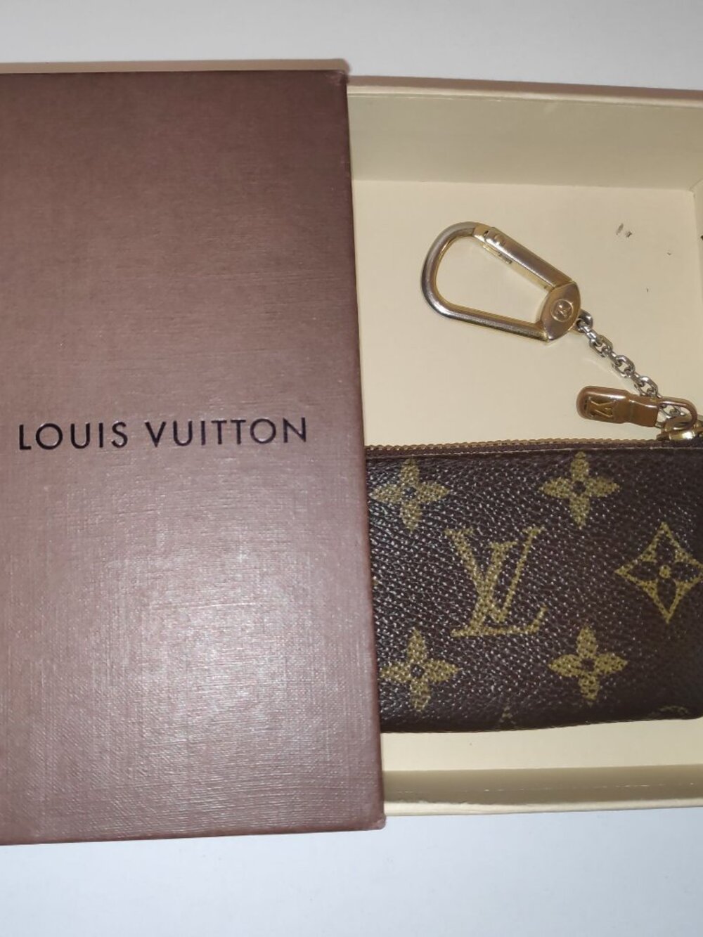 100% Authentic Louis Vuitton Key Pouch - hold cards and coins